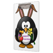 PORTE-BLOC "HAPPY EASTER" PENGUIN BUNNY (Gauche)