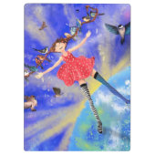 Porte-bloc Happy Girl with Birds (Dos)