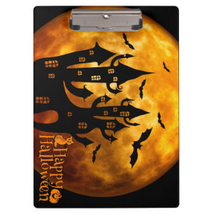 Porte-bloc Happy Halloween (Pleine lune)