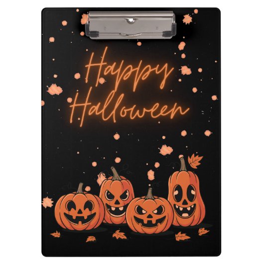 Porte-bloc Happy Halloween Postcard (Devant)