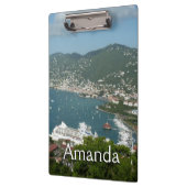 Porte-bloc Harbor at St. Thomas US Virgin Islands (Gauche)