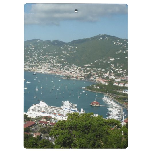 Porte-bloc Harbor at St. Thomas US Virgin Islands (Dos)
