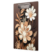 Porte-bloc Harmonie de papier découpé floral superposé (Gauche)