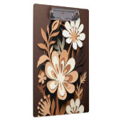 Porte-bloc Harmonie de papier découpé floral superposé (Swatch)