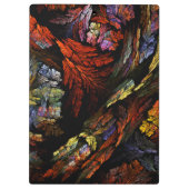 Porte-bloc Harmonie des couleurs Art Abstrait (Dos)