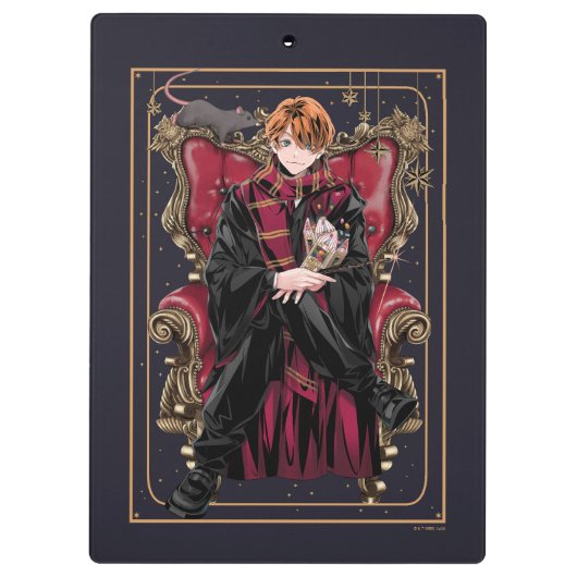 Porte-bloc HARRY POTTER™ | Anime Ron Weasley Assis (Dos)