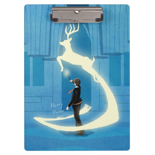 Porte-bloc HARRY POTTER™ Peinture de Patronus (Devant)