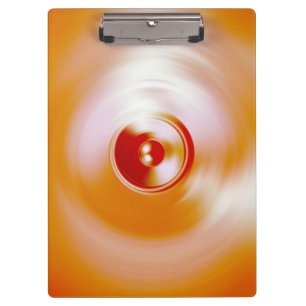 Porte-bloc Haut-parleur de musique à rotation rouge
