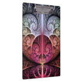 Porte-bloc Heartbeat, Abstrait surreal Imaginaire Fractal Art (Swatch)