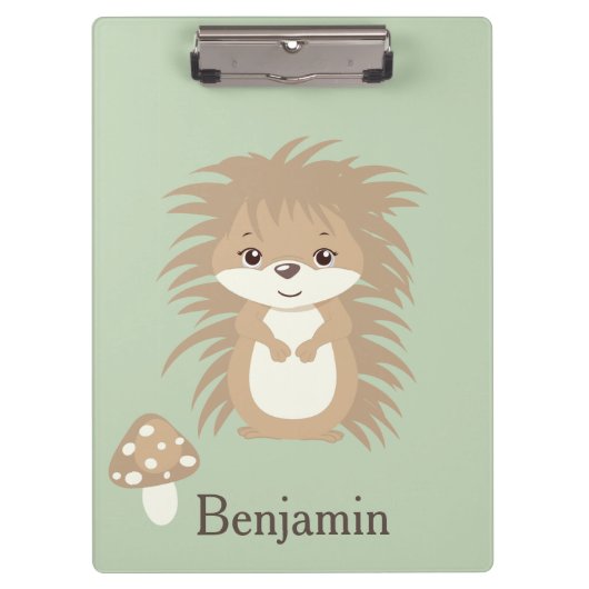 Porte-bloc Hedgehog Woodland Animal (Devant)