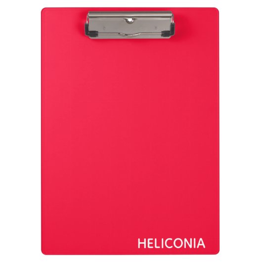 Porte-bloc Heliconia red color (Devant)