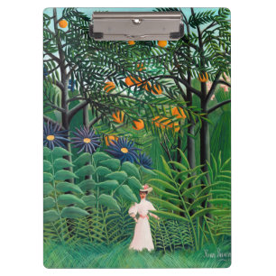 Porte-bloc Henri Rousseau - Femme marchant dans une forêt exo