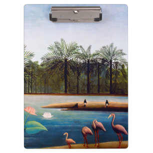 Porte-bloc Henri Rousseau - Les Flamants roses