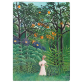 Porte-bloc Henri Rousseau - Une femme marche dans une forêt e (Dos)