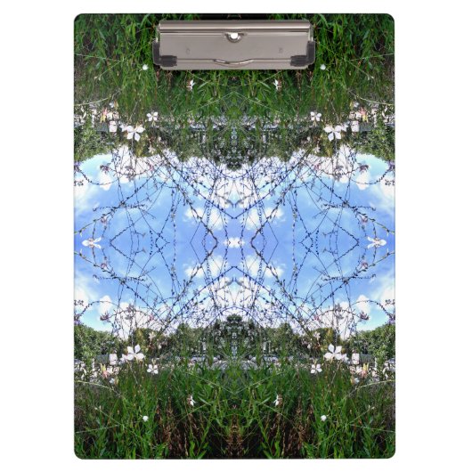 Porte-bloc Herbe Verte Ciel Bleu (Devant)