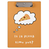 Porte-bloc Heure de la pizza (Devant)