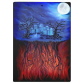 Porte-bloc Heure de sorcellerie, entre Ciel et Enfer (Dos)