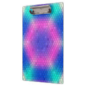 Porte-bloc Hexagones de l'échelle de sirène holographique ros (Gauche)