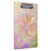 Porte-bloc Hibiscus fleur tropicale rose or pourpre mignon (Swatch)