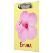 Porte-bloc Hibiscus rose Fleur tropicale (Gauche)