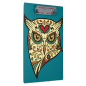 Porte-bloc Hibou de crâne de sucre - conception de tatouage (Swatch)