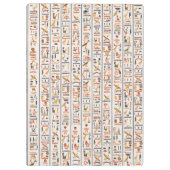 Porte-bloc hiéroglyphes de l'ancienne égypte motif histo (Dos)
