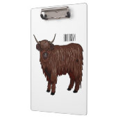 Porte-bloc Highland cow (Gauche)