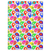 Porte-bloc Hippie Paisley Porte - bloc de panneaux et de fleu (Dos)