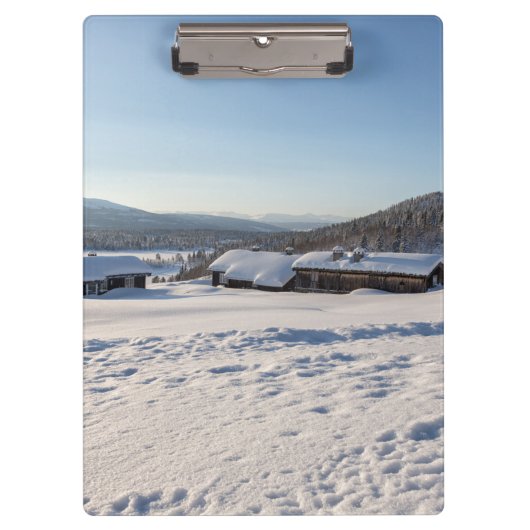 Porte-bloc Hiver en Norvège (Devant)