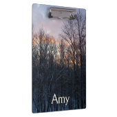 Porte-bloc Hiver Sunrise I Pastel Paysage naturel (Swatch)