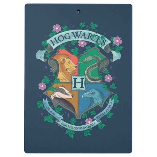Porte-bloc HOGWARTS™ Floral Crest (Dos)
