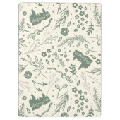 Porte-bloc HOGWARTS™ Herbologie Motif magique (Dos)