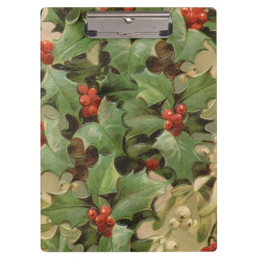 Porte-bloc Holly Tree Noël Vintage (Devant)