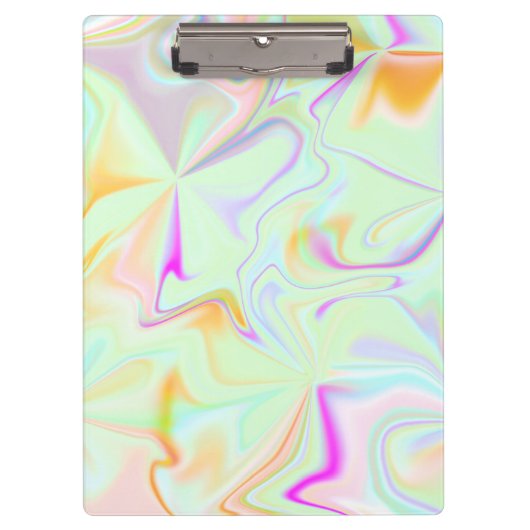 Porte-bloc Hologramme Abstrait Faux Motif coloré (Devant)