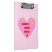 Porte-bloc Home Is Where The Art Is – Cute Heart Inspirationa (Swatch)