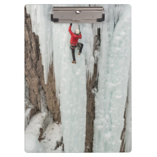 Porte-bloc Homme grimpant la glace, Colorado