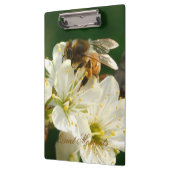 Porte-bloc Honey Bee Plum Blossom Nature Study Clipboard (Gauche)