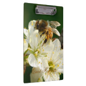 Porte-bloc Honey Bee Plum Blossom Nature Study Clipboard (Swatch)