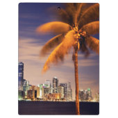 Porte-bloc Horizon des Etats-Unis, la Floride, Miami au (Dos)