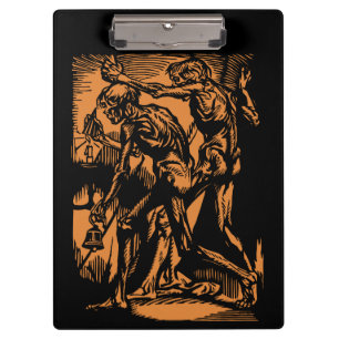 Porte-bloc Horreurs sans fin des mineurs morts pour Halloween