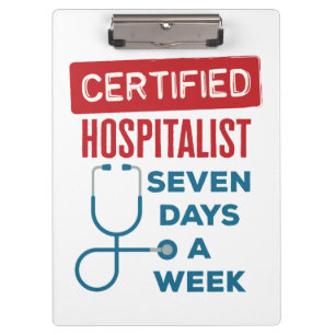 Porte-bloc Hospitalier Sept Jours par Semaine Interniste Doct