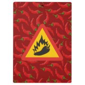 Porte-bloc Hot pepper danger (Dos)
