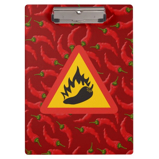 Porte-bloc Hot pepper danger (Devant)