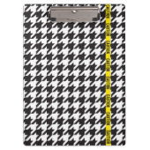Porte-bloc Houndstooth enveloppé dans la prudence (Devant)