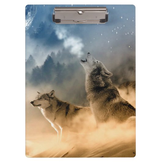 Porte-bloc Howling Wolves (Devant)