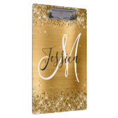 Porte-bloc Huile d'or Glitter Monogramme noir et blanc (Swatch)