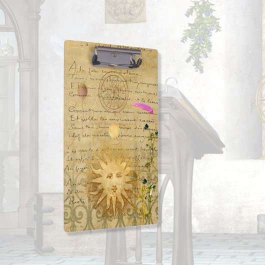 Porte-bloc ; Humeur alchimiste