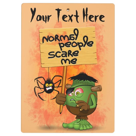 Porte-bloc Humorous Frankenstein (Dos)