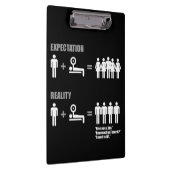 Porte-bloc Humour de la musculation - Attentes contre réalité (Swatch)