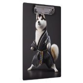 Porte-bloc Husky Dog connaît Karate, Husky Dog Karate Player (Swatch)